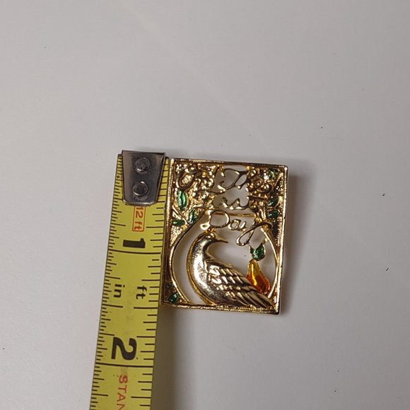 On The First Day Rectangular Brooch - Picture 9 of 10